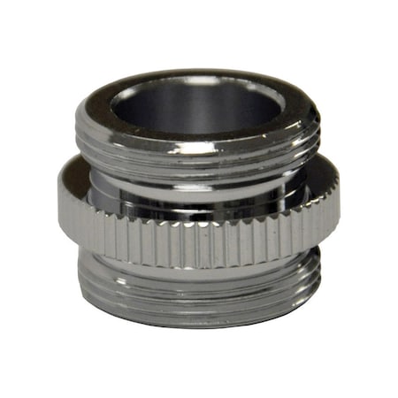 B & K Danco Male Thread 3/4 in.-27M x 3/4 in.-27 Chrome Plated Aerator Adapter 9D00010523